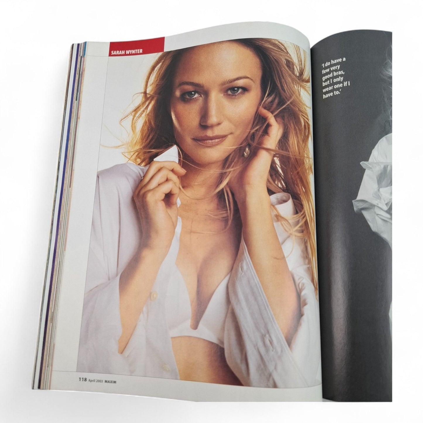 MAXIM Magazine U.S - April 2003 SARAH WYNTER