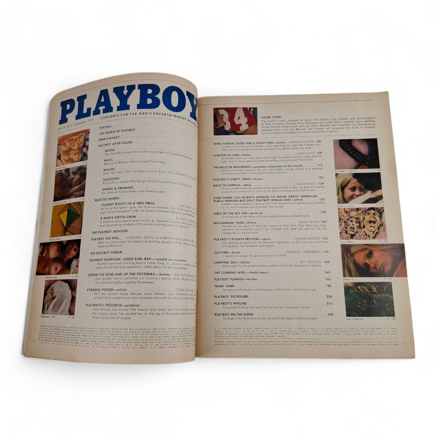 Vintage Playboy Magazine September 1977 Denise Michele, Hope Olson Lisa Sohm