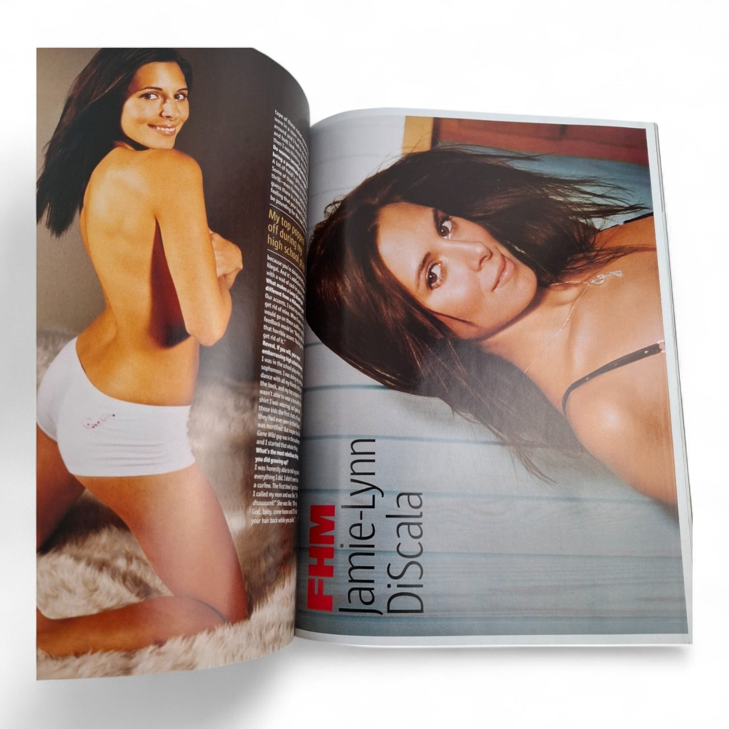 FHM Magazine U.S April 2004 - Jamie-Lynn Discala