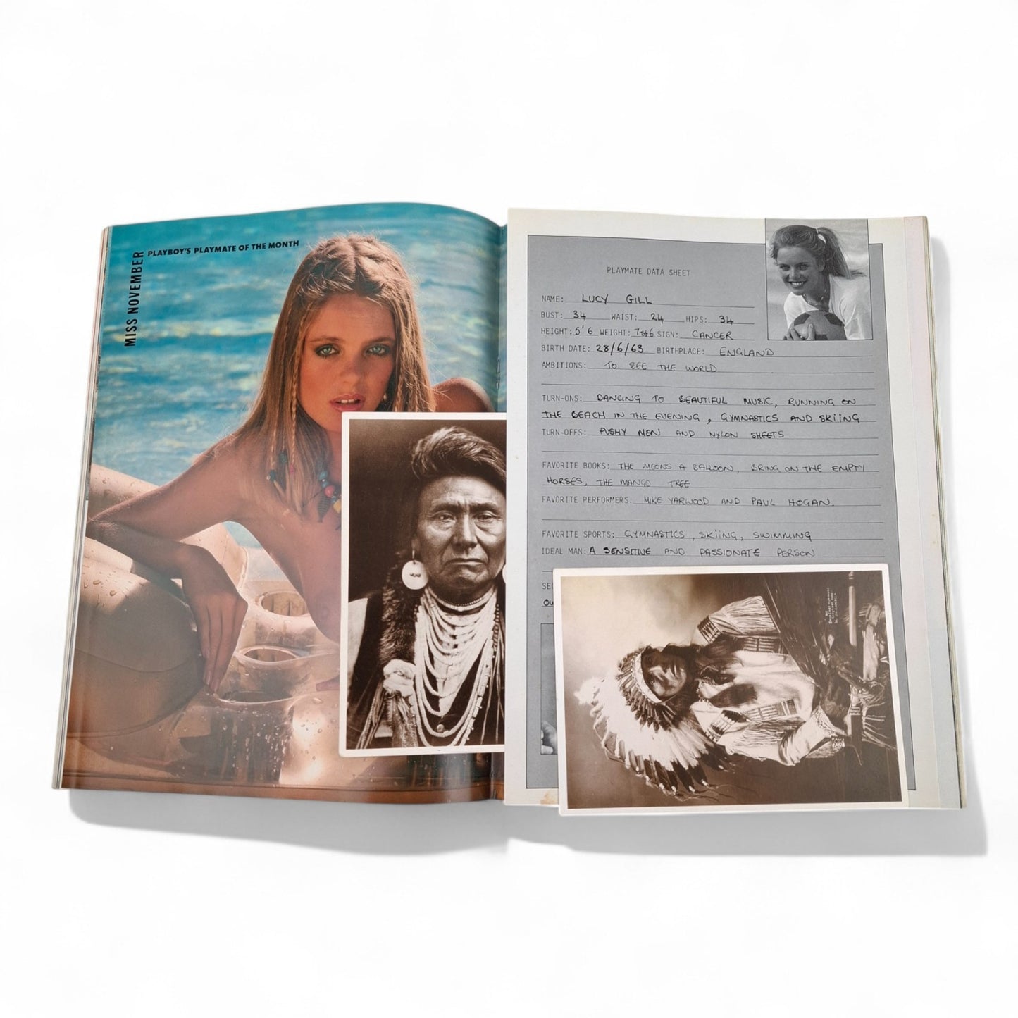 Vintage Australian Playboy Magazine November 1983 Gina Pasquet