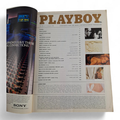 Playboy Magazine January 1991 Stacy Leigh Arthur Mrs. Ohio 1990