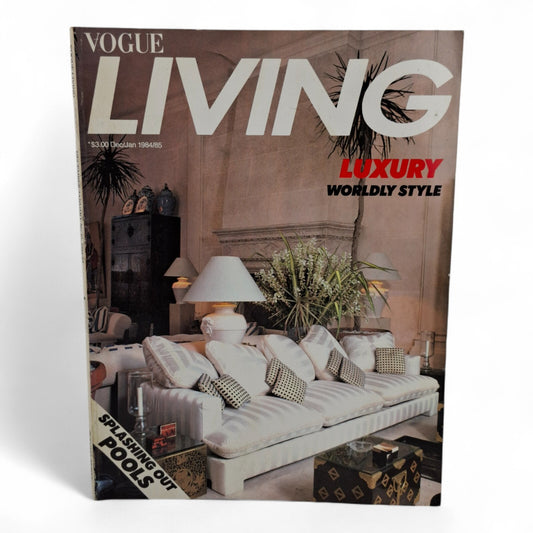Vintage Vogue Living Australia Magazine - No.10 December January 1984 1985