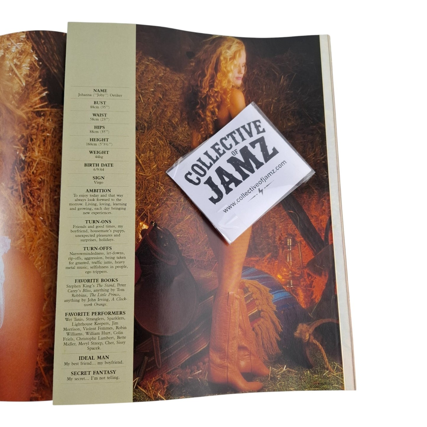 Australian Playboy Magazine August 1988 Johanna Oetiker