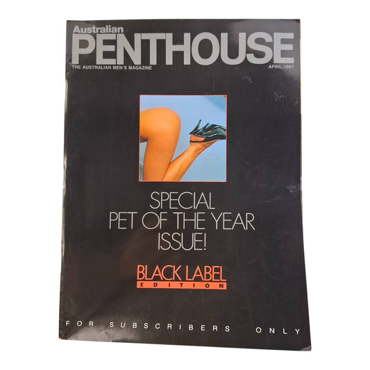 AUSTRALIAN PENTHOUSE Magazine April 1987 Maria Sanson
