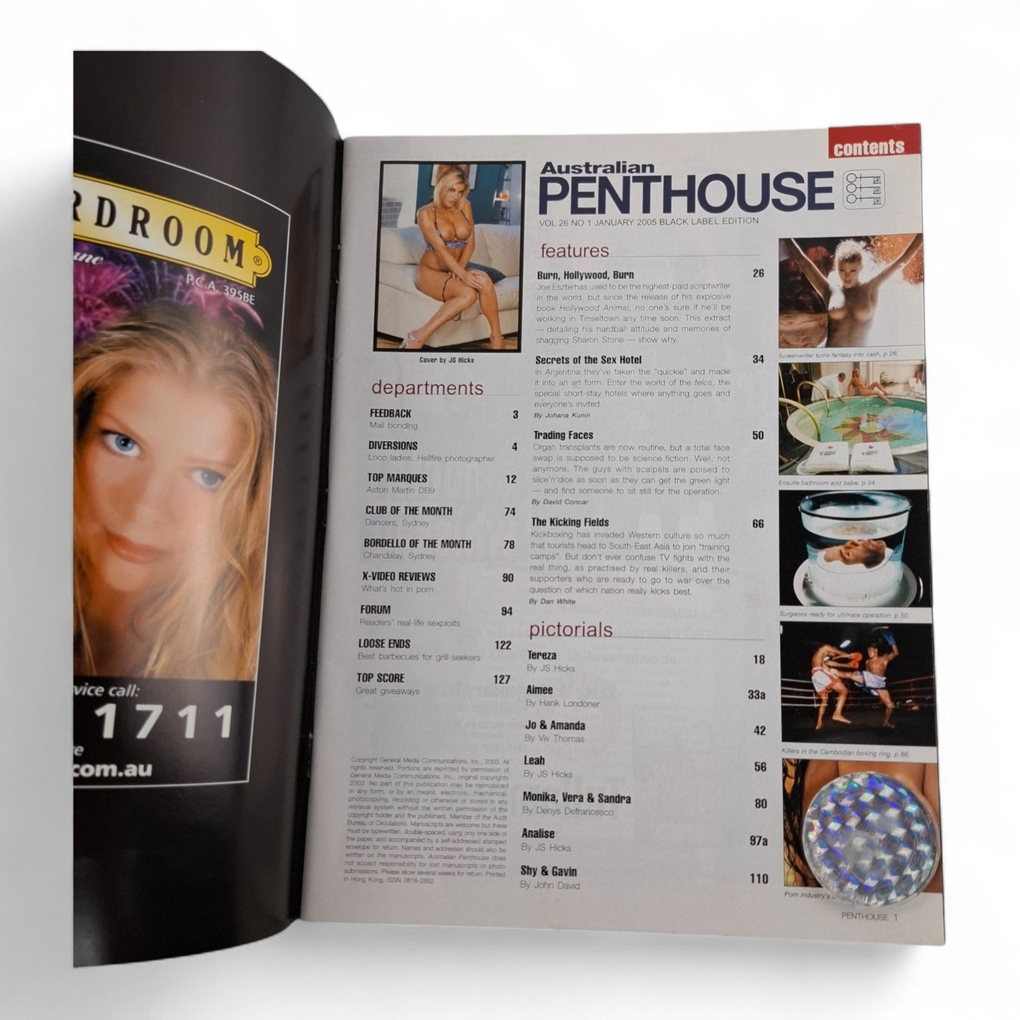 Australian Penthouse Magazine - Black Label January 2005 Complete Playboy