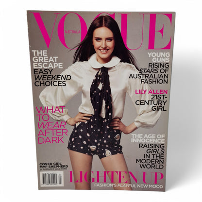 Vogue Australia July 2009Â Myf Sheperd, Audrey Tautou, Magdalena Frackowiak