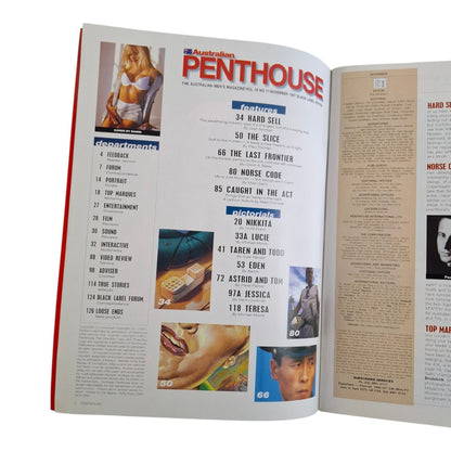 Australian Penthouse Magazine November 1997 Eden Reid / Lucie de Falaise