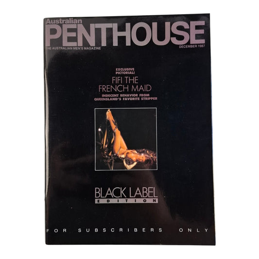 AUSTRALIAN PENTHOUSE Magazine December 1987 Margaret Duncan