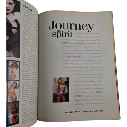 Australian Penthouse Magazine - Black Label  May 1997 Christina Recce-Hall