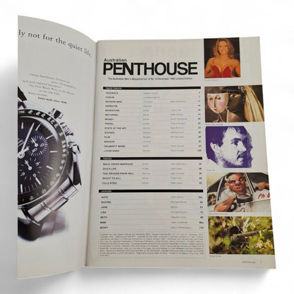 Australian Penthouse Magazine - Limited Edition December 1993 Jane Chambeyron