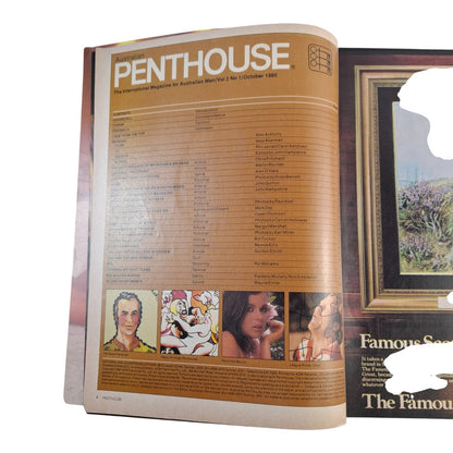 AUSTRALIAN PENTHOUSE Men's Magazine October 1980 Ama Blanchette