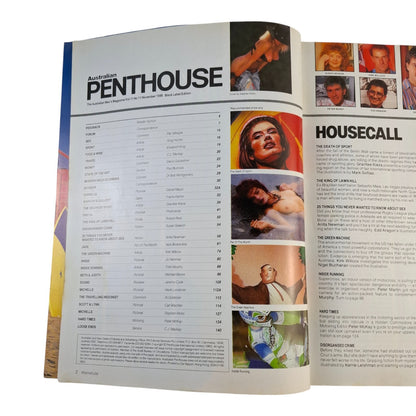 Australian Penthouse Magazine - Black Edition November 1990 Tami Jefferson