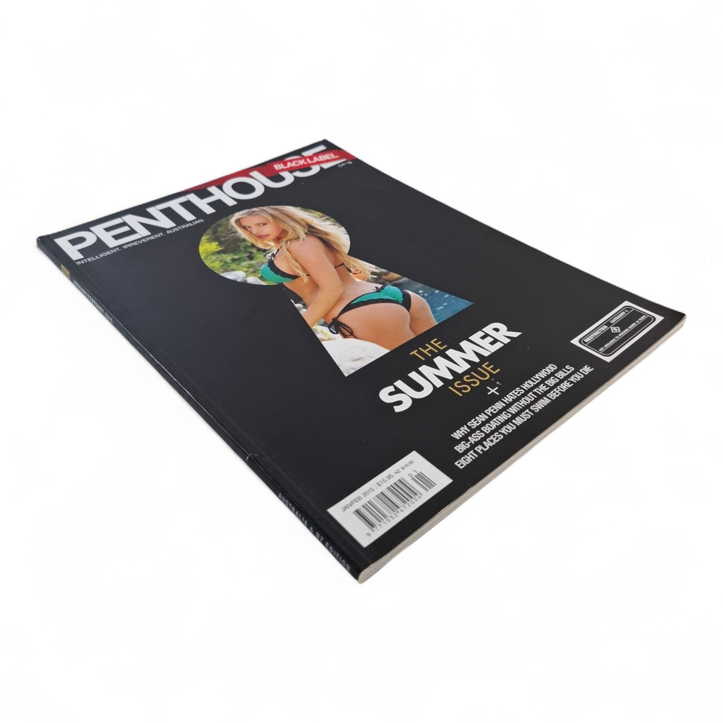 Australian PENTHOUSE Magazine 2015 LAST PRINTED Black Label Samantha Saint