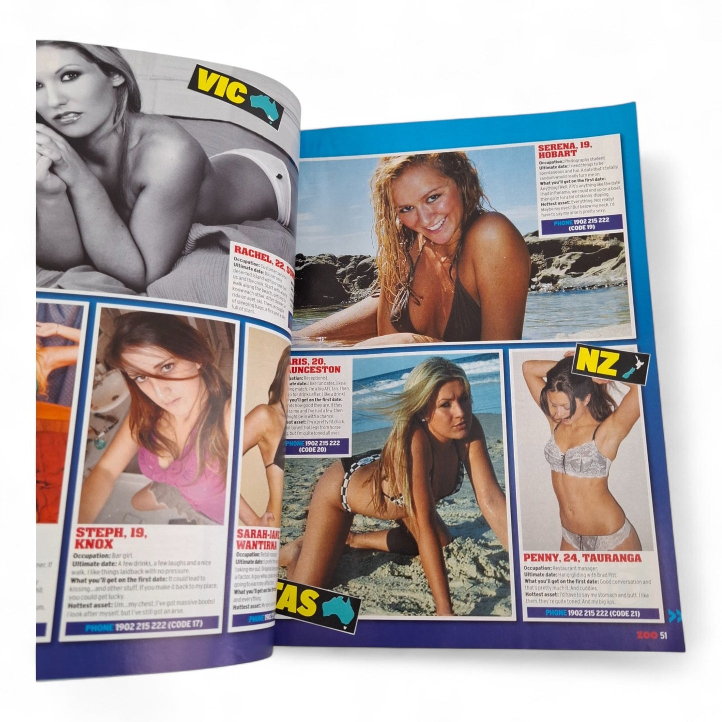 Zoo Weekly Magazine Australia August 21st 2006 Erin McNaught Shane Warne