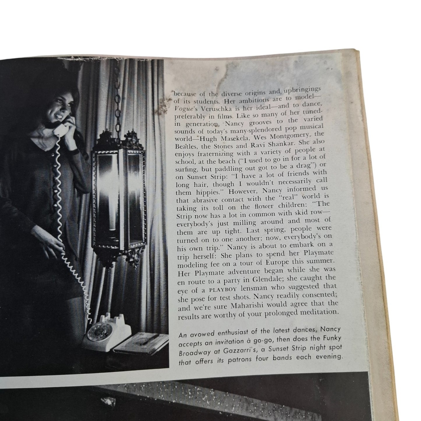 PLAYBOY Magazine February 1968 Nancy Harwood - Acceptable