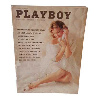 PLAYBOY Magazine March 1961 Tonya Crews (PAGES MISSING)