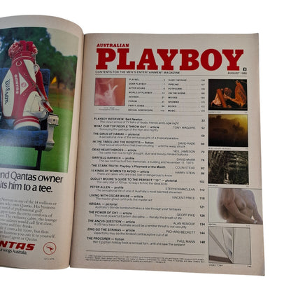AUSTRALIAN PLAYBOY Magazine August 1980 Susie Stark