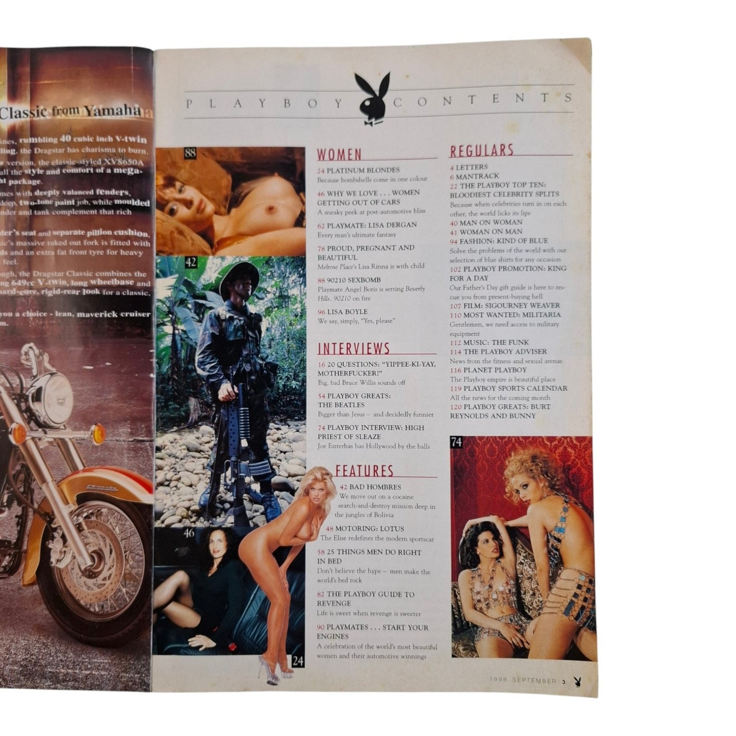 Australian Playboy Magazine September 1998  Victoria Silvstedt / Lisa Rinna