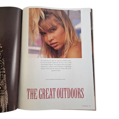 Australian Penthouse Magazine -July 1992 Justine Adam