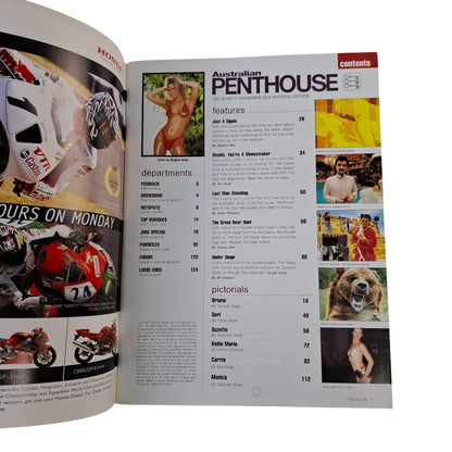 Australian Penthouse Magazine November 2001 Suzette