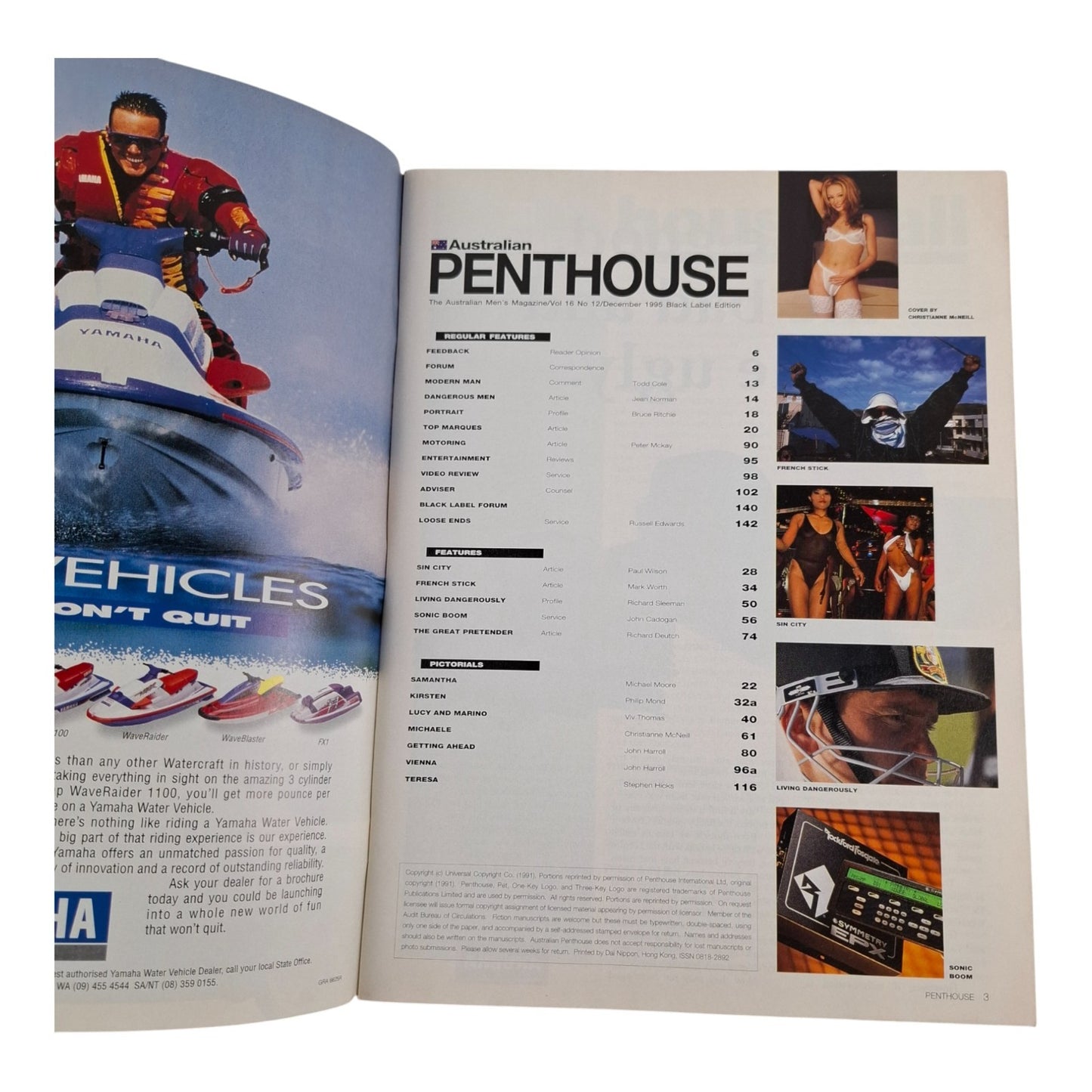 Australian Penthouse Magazine December 1995 Michaele Peet