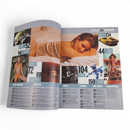 Maxim UK Magazine February 2001 Kirsty Gallacher Tori Spelling