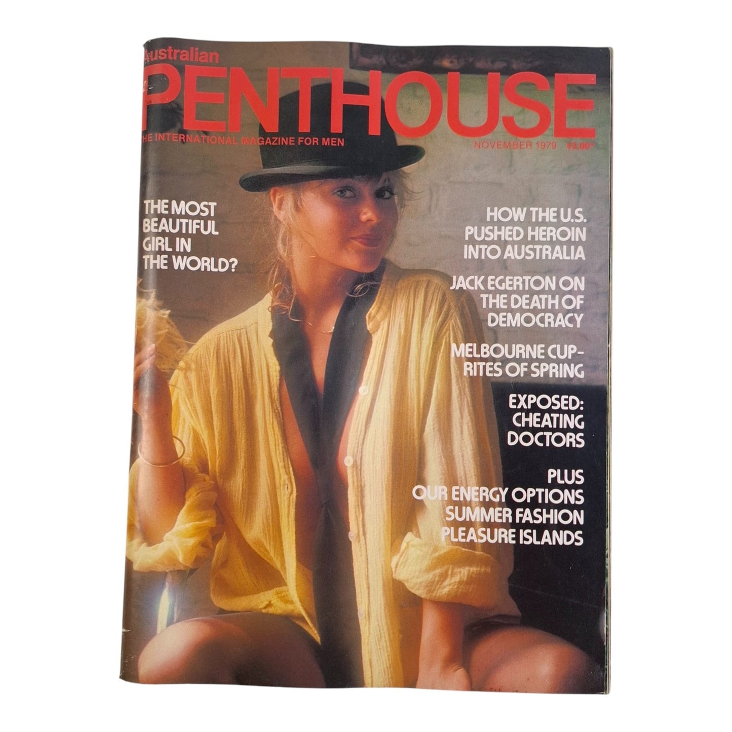 AUSTRALIAN PENTHOUSE Magazine November 1979 Joanne Latham / Julie Press