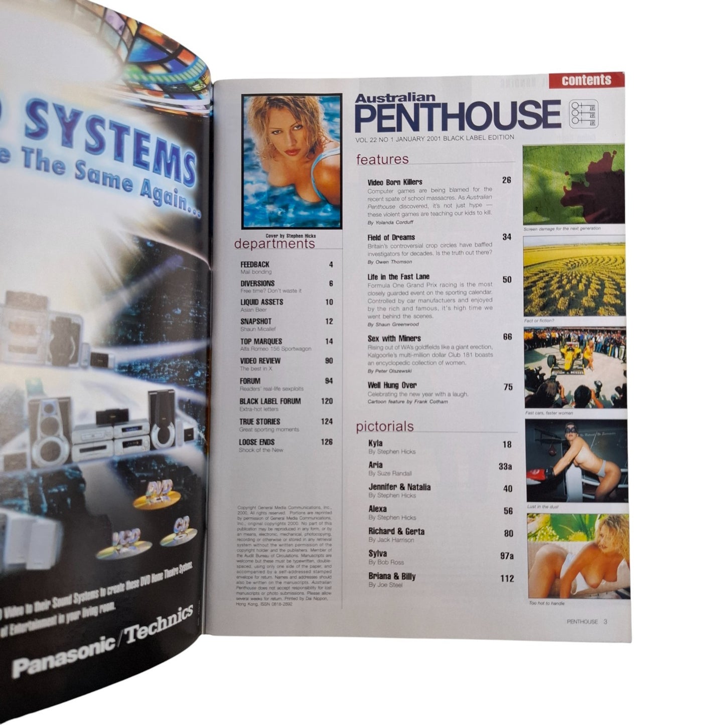 Australian Penthouse Magazine January 2001 Alexa