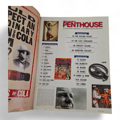 AUSTRALIAN PENTHOUSE Men's Magazine Black Label September 1996