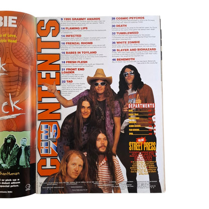 Hot Metal Magazine #75 May 1995 Tumbleweed Pearl Jam White Zombie