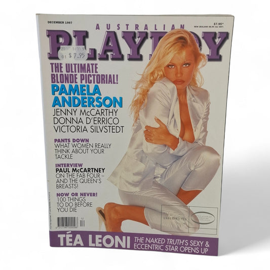 Australian Playboy Magazine December 1997 Pamela Anderson