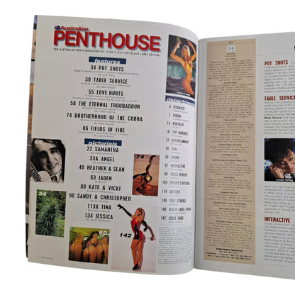 Australian Penthouse Magazine July 1997 Jaden Hastings / Angel Anderson