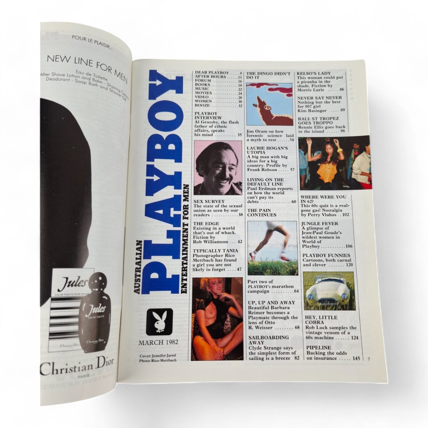 Vintage Australian Playboy Magazine March 1983  Jennifer Jared / Barbara Riemer