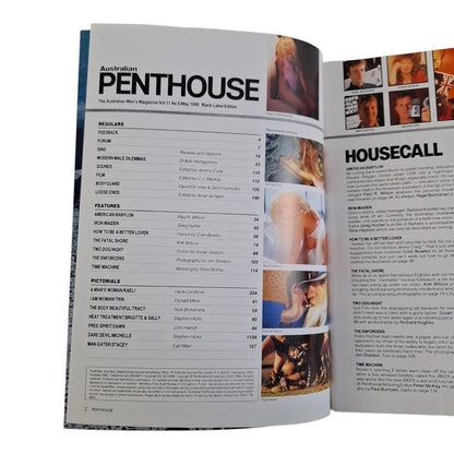 Australian Penthouse Magazine May 1990 Tracy Wynters / Trine Michelson