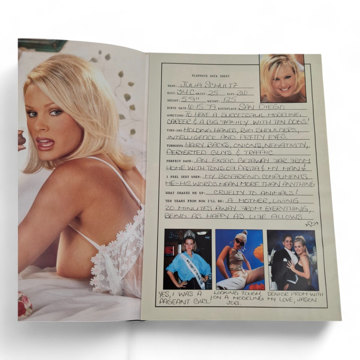 Playboy Magazine February 1998 Daphne Deckers Cover COMPLETE