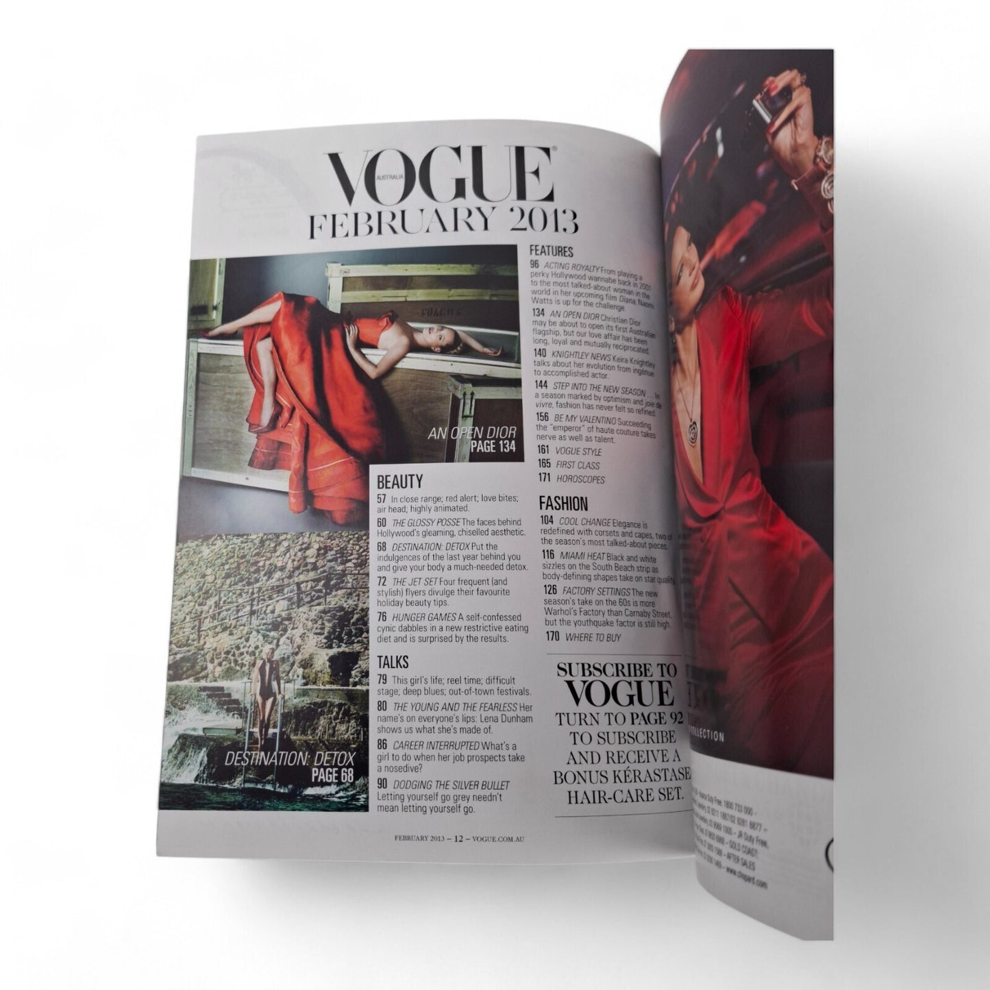 Vogue Australia Magazine February 2013 Naomi Watts