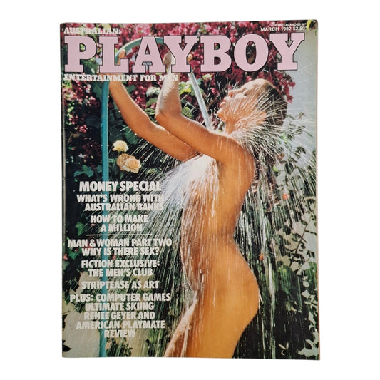 Australian Playboy Magazine March 1982 Sabine Rothaus / Lynn Eason