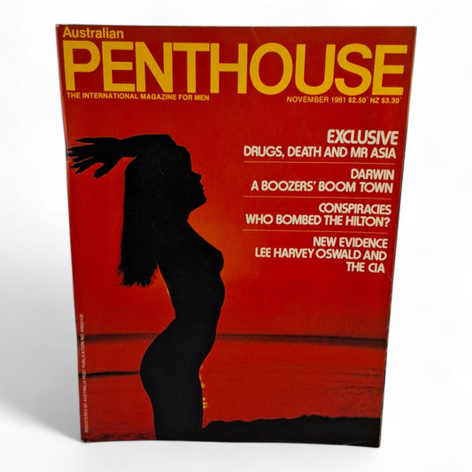 AUSTRALIAN PENTHOUSE November 1981 Vol. 3 No. 2 Men's Magazine Cynthia Peterson