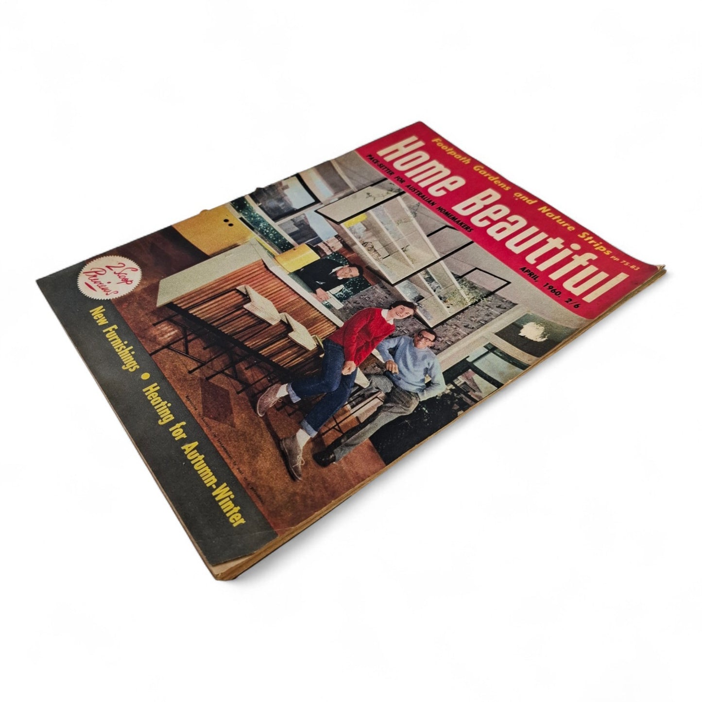 Australian Home Beautiful Magazine - April 1960