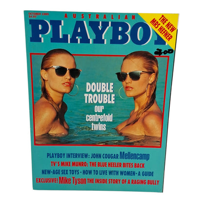 Australian Playboy Magazine October 1989 Karin / Mirjam Van Breeschooten