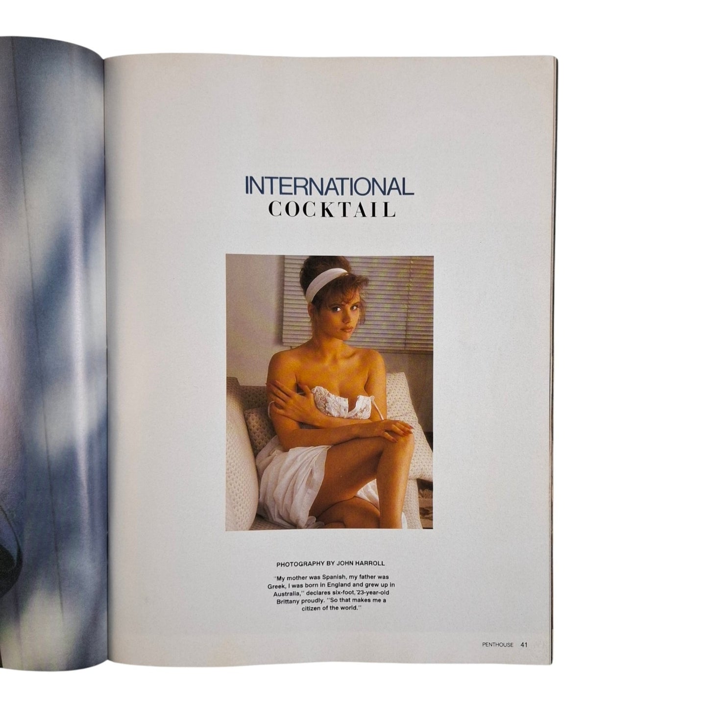 AUSTRALIAN PENTHOUSE Magazine March 1992 Catherine / Krista