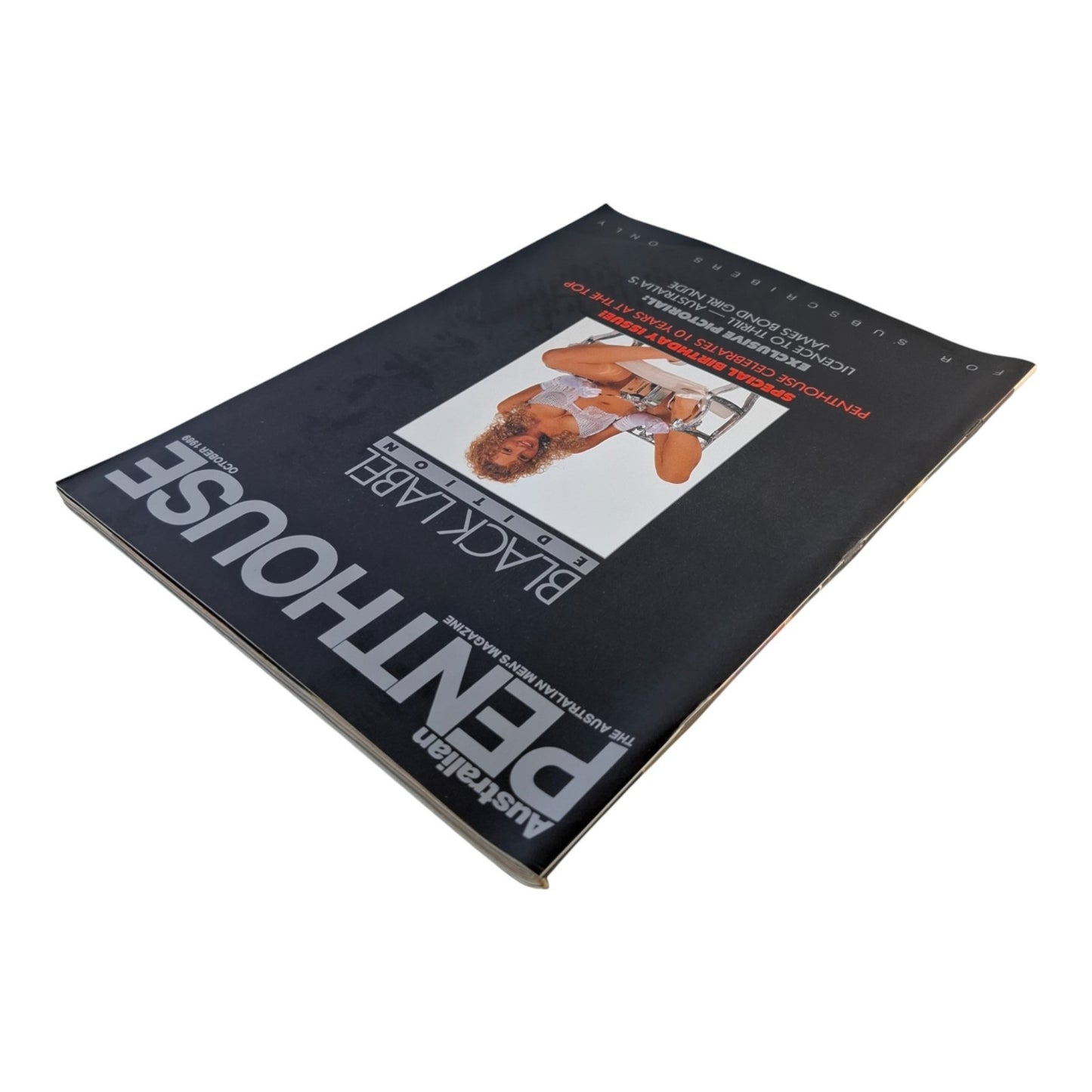 Australian Penthouse Magazine - Black October 1989 Kristina Dwyer