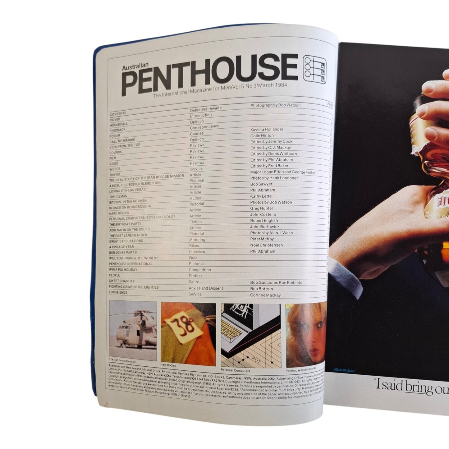 Australian Penthouse Magazine March 1984 Debra Braithwaite NO C/F
