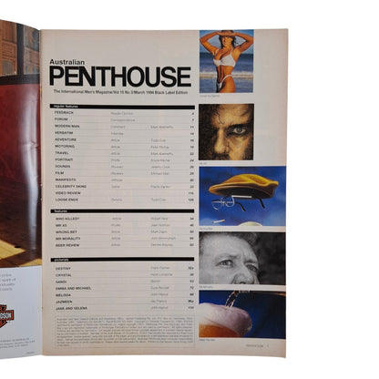 Australian Penthouse Magazine March 1994 Sandi Alexander / Destiny