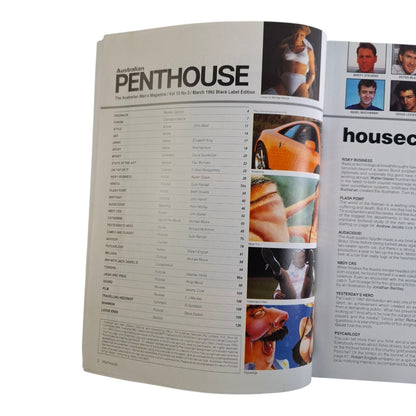 AUSTRALIAN PENTHOUSE Magazine March 1992 Catherine / Brittany