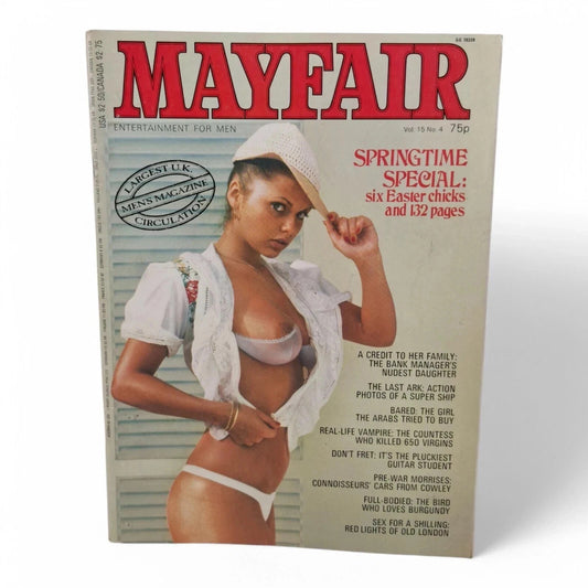 Mayfair Magazine Vol. 15 No. 4 April 1980 Annette Alexander U.K Playboy