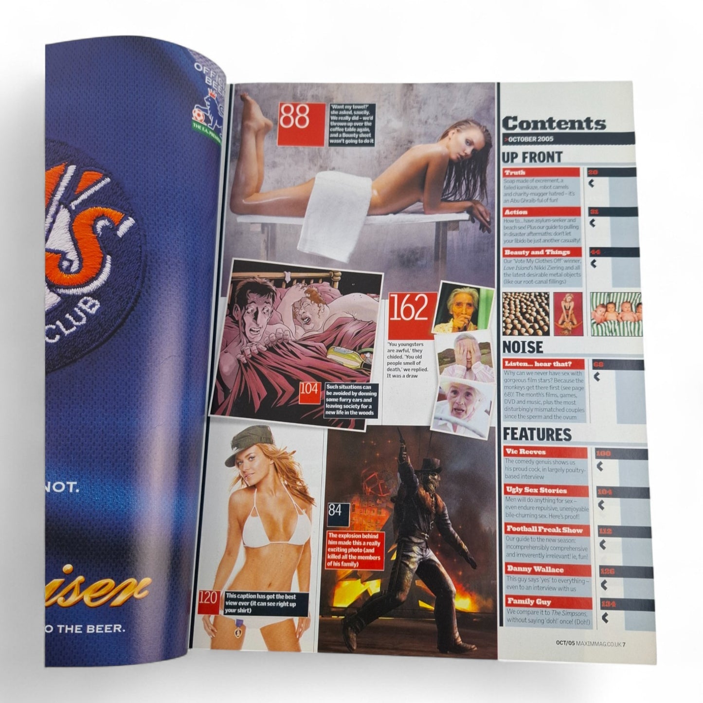 Maxim UK October 2005 Kasabian Knights NIKKI ZIERING Carmen Electra