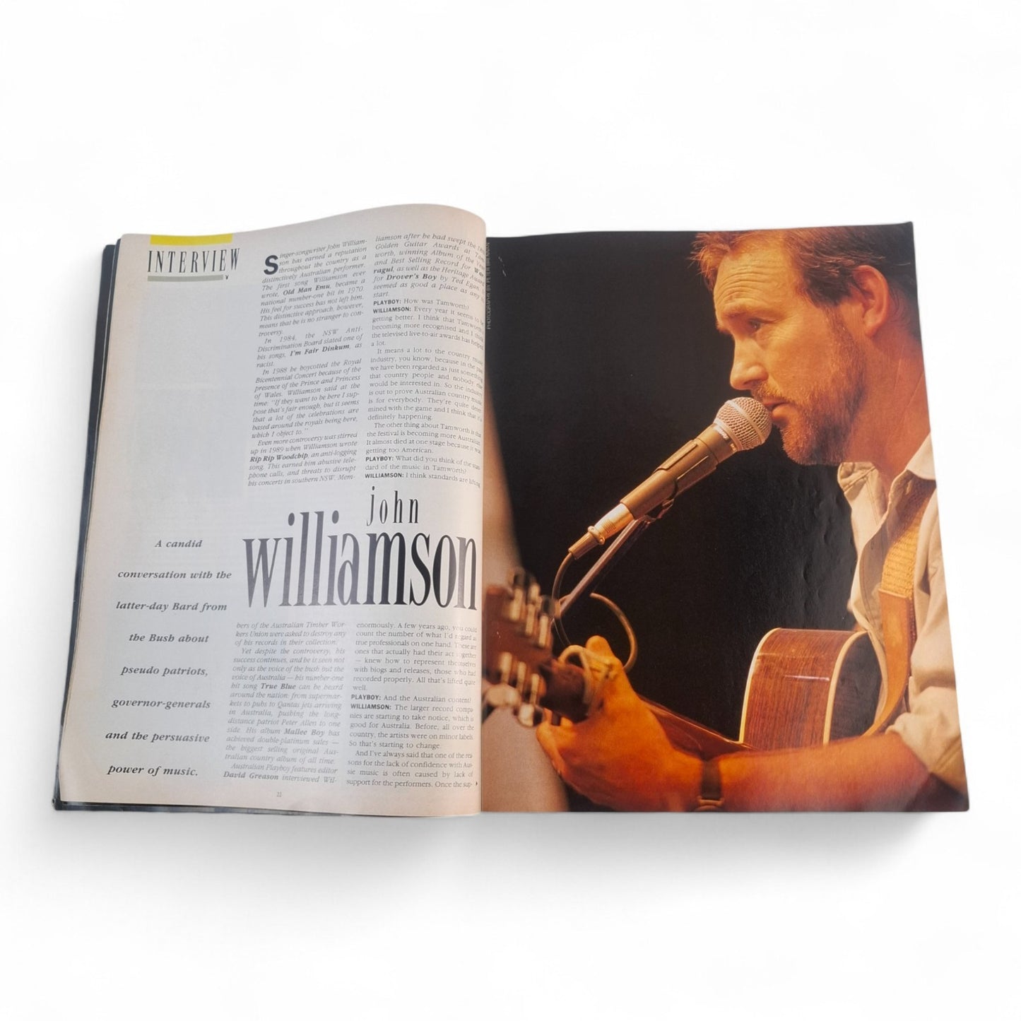 Australian Playboy August 1990 Sharon Stone - Acceptable Condition