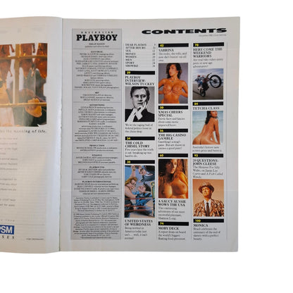 Australian Playboy Magazine December 1988 Sabrina Salerno / Shannon Long