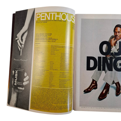 Penthouse Magazine October 1978 Rita Tellone / Veronque De Valdene